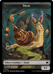 Snail // Thundertrap Trainer Double-Sided Token [Bloomburrow Tokens] | Impulse Games and Hobbies