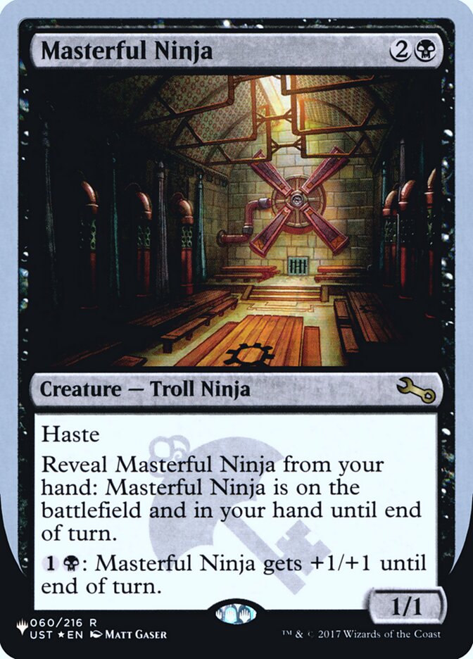 Masterful Ninja (Unfinity Foil Edition) [The List] | Impulse Games and Hobbies