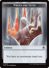 Treefolk // Emblem - Wrenn and Seven Double-Sided Token [Innistrad Remastered Tokens] | Impulse Games and Hobbies