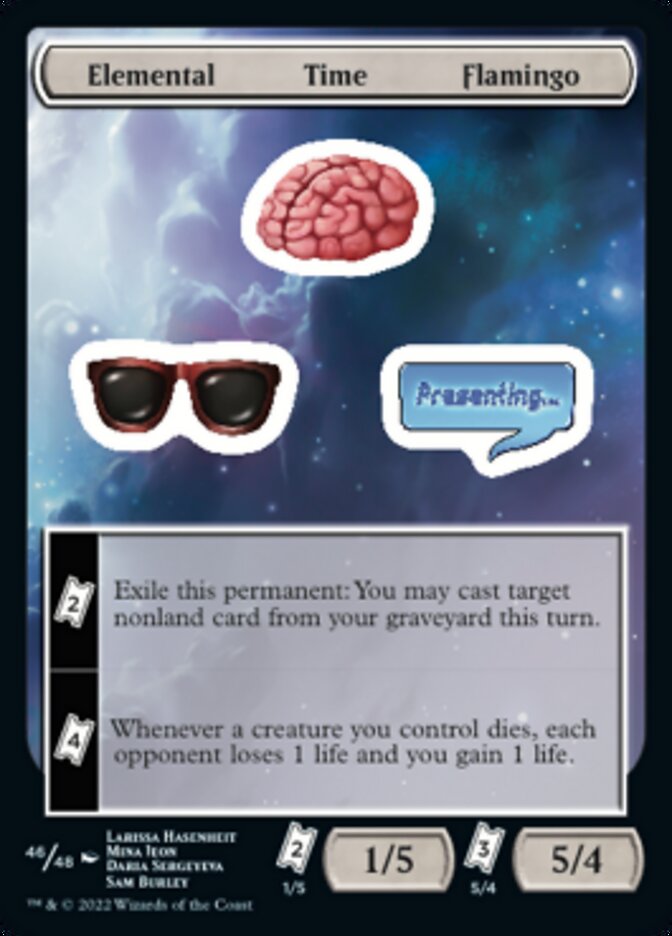 Elemental Time Flamingo [Unfinity Stickers] | Impulse Games and Hobbies