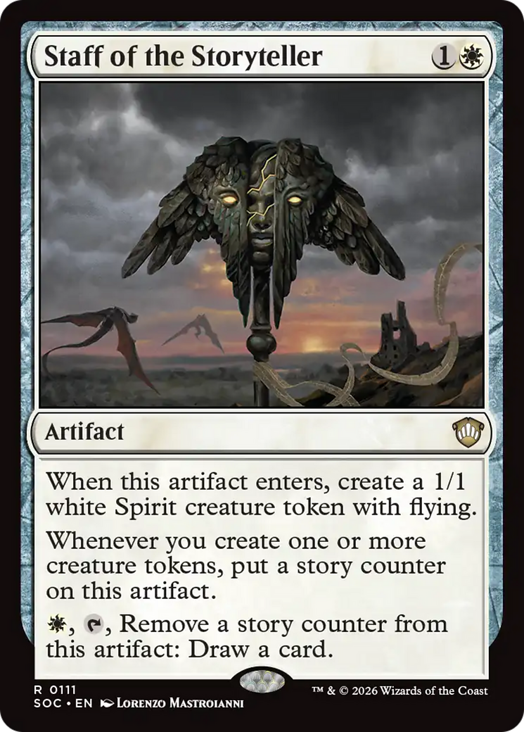 Staff of the Storyteller [Secrets of Strixhaven Commander] | Impulse Games and Hobbies