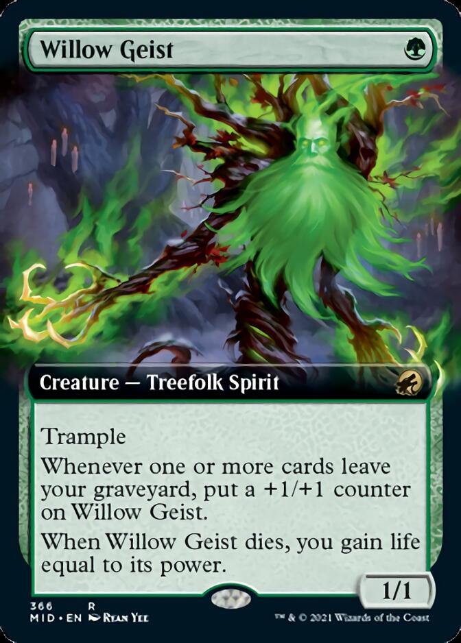 Willow Geist (Extended Art) [Innistrad: Midnight Hunt] | Impulse Games and Hobbies