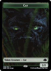 Insect // Cat (008) Double-Sided Token [Dominaria Remastered Tokens] | Impulse Games and Hobbies