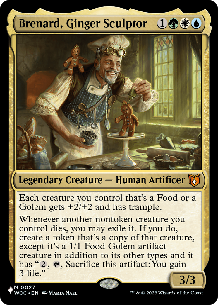 Brenard, Ginger Sculptor (WOC) [The List] | Impulse Games and Hobbies