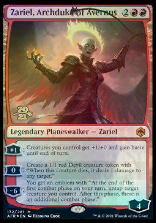 Zariel, Archduke of Avernus [Dungeons & Dragons: Adventures in the Forgotten Realms Prerelease Promos] | Impulse Games and Hobbies