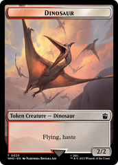 Alien Angel // Dinosaur Double-Sided Token [Doctor Who Tokens] | Impulse Games and Hobbies