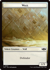 Insect (0023) // Wall Double-Sided Token [Tarkir: Dragonstorm Commander Tokens] | Impulse Games and Hobbies
