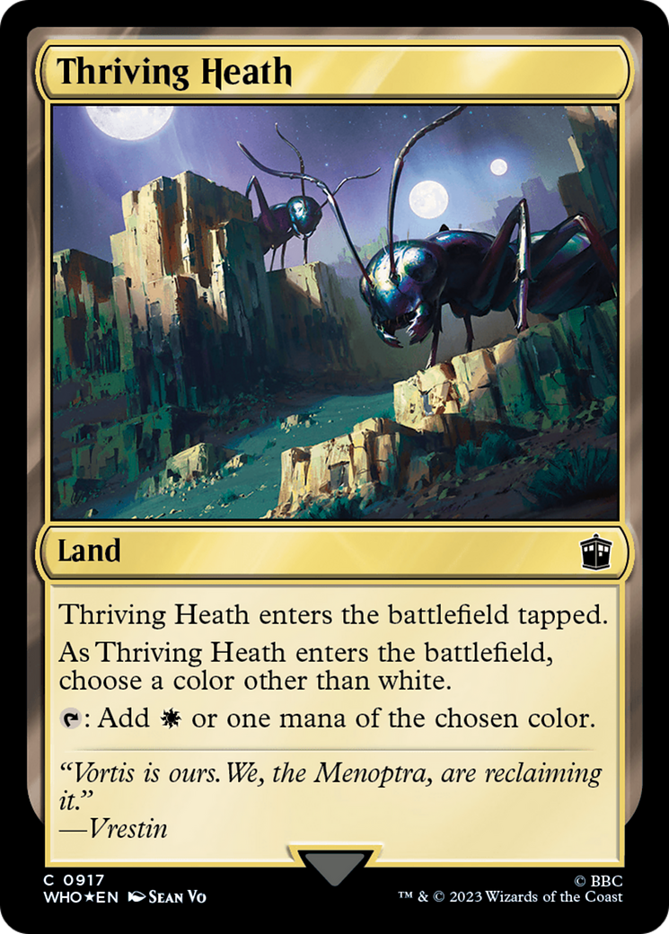 Thriving Heath (Surge Foil) [Doctor Who] | Impulse Games and Hobbies