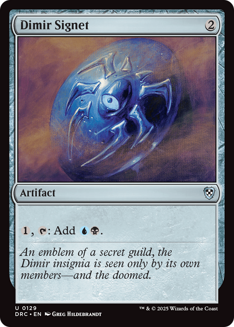Dimir Signet [Aetherdrift Commander] | Impulse Games and Hobbies
