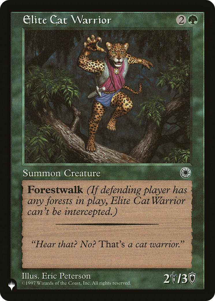 Elite Cat Warrior (Flavor Text) [The List] | Impulse Games and Hobbies