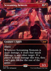 Screaming Nemesis (Borderless) [Duskmourn: House of Horror] | Impulse Games and Hobbies