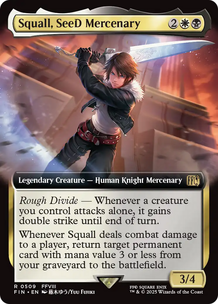 Squall, SeeD Mercenary (Extended Art) [FINAL FANTASY] | Impulse Games and Hobbies