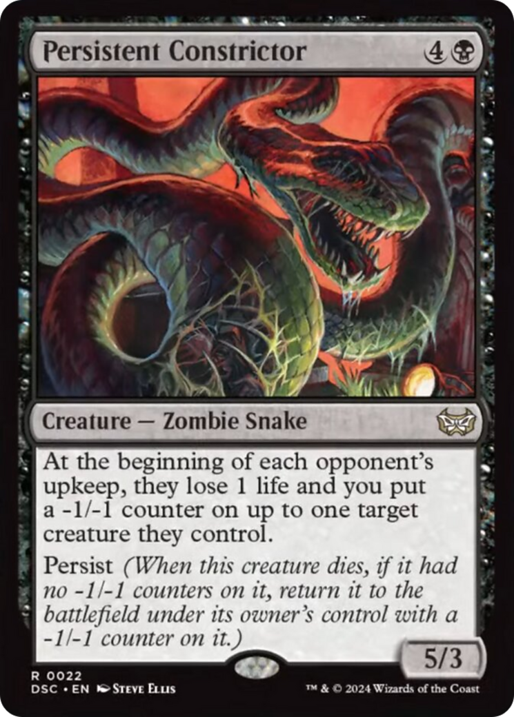 Persistent Constrictor [Duskmourn: House of Horror Commander] | Impulse Games and Hobbies