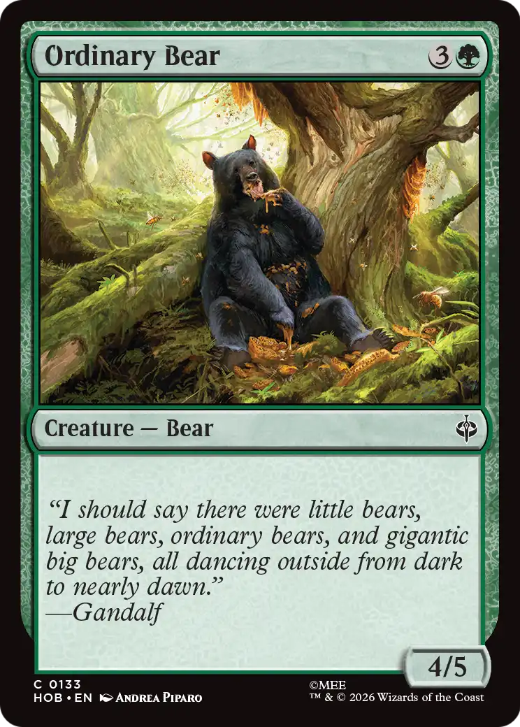 Ordinary Bear [The Hobbit] | Impulse Games and Hobbies