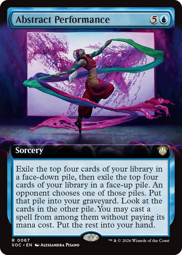 Abstract Performance (Extended Art) [Secrets of Strixhaven Commander] | Impulse Games and Hobbies