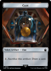 Alien Angel // Clue (0023) Double-Sided Token [Doctor Who Tokens] | Impulse Games and Hobbies