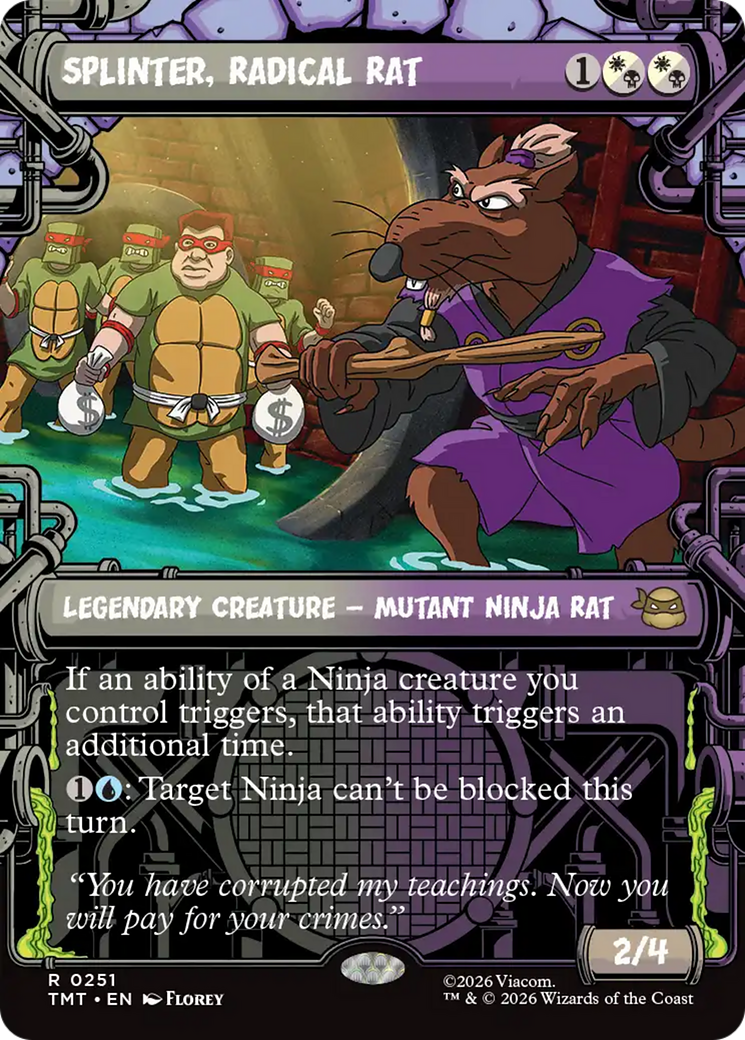 Splinter, Radical Rat (Showcase) [Teenage Mutant Ninja Turtles] | Impulse Games and Hobbies