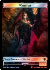 Warrior // Treasure (0061) Double-Sided Token (Surge Foil) [Doctor Who Tokens] | Impulse Games and Hobbies