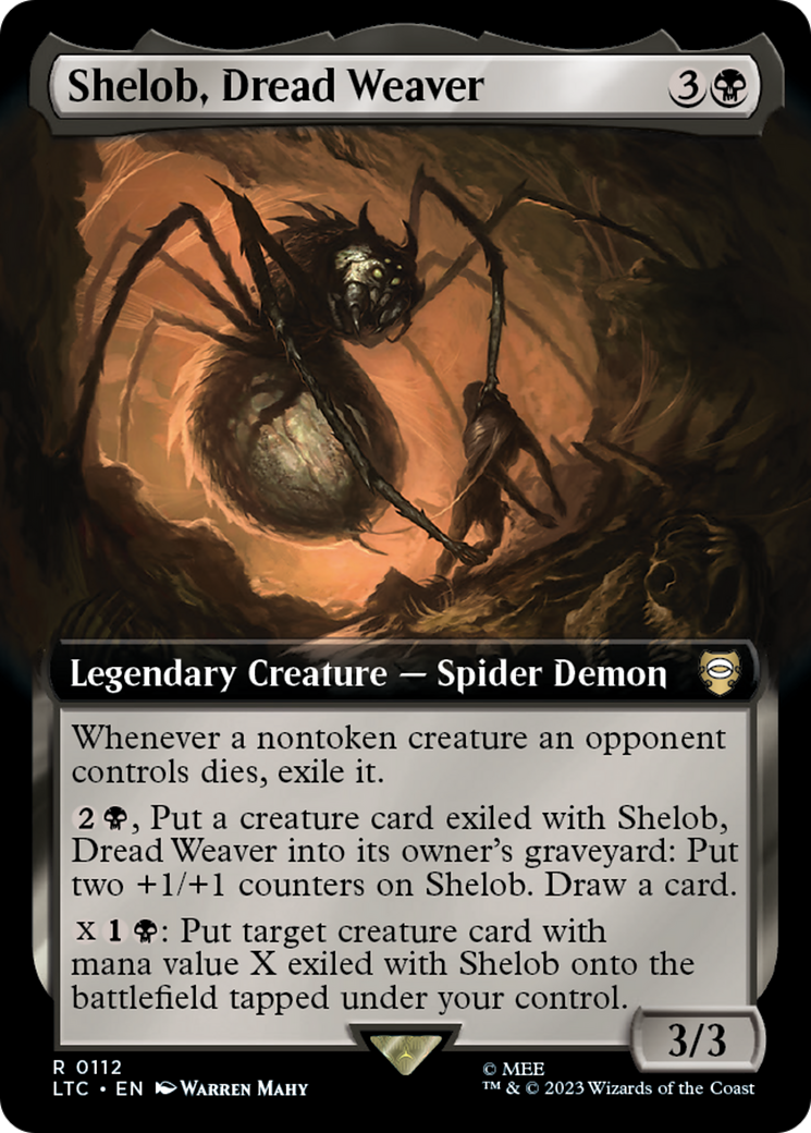 Shelob, Dread Weaver (Extended Art) [The Lord of the Rings: Tales of Middle-Earth Commander] | Impulse Games and Hobbies