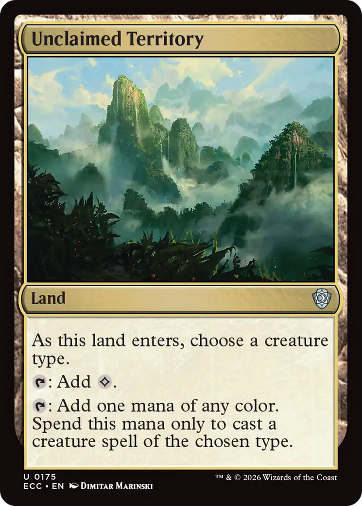 Unclaimed Territory [Lorwyn Eclipsed Commander] | Impulse Games and Hobbies