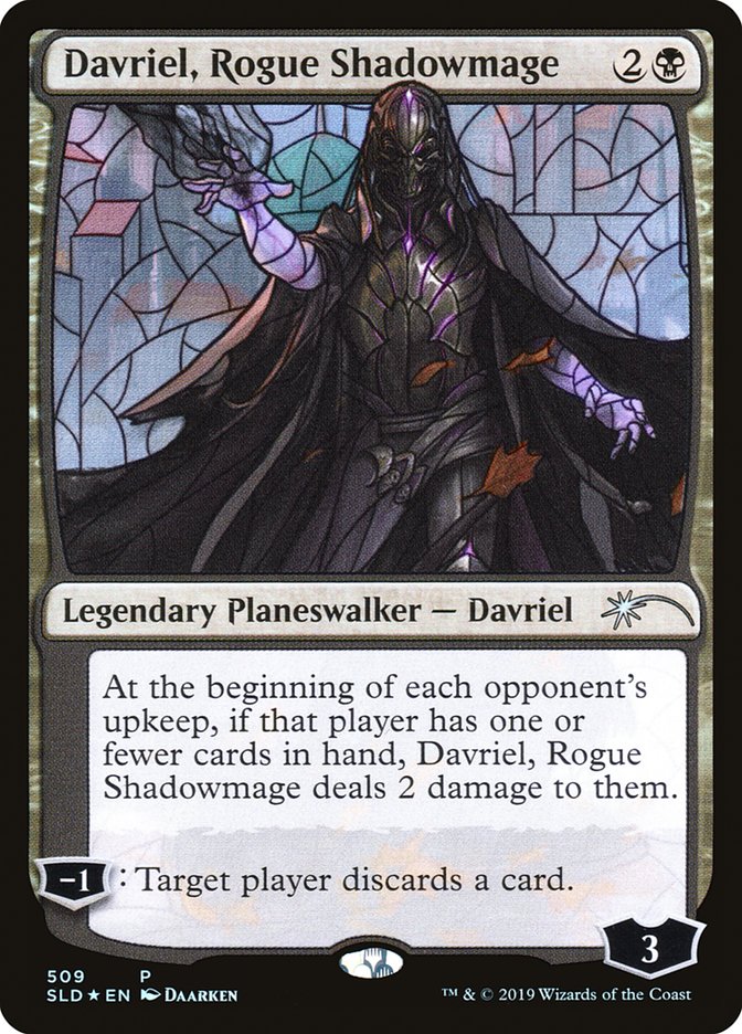 Davriel, Rogue Shadowmage (Stained Glass) [Secret Lair Drop Promos] | Impulse Games and Hobbies