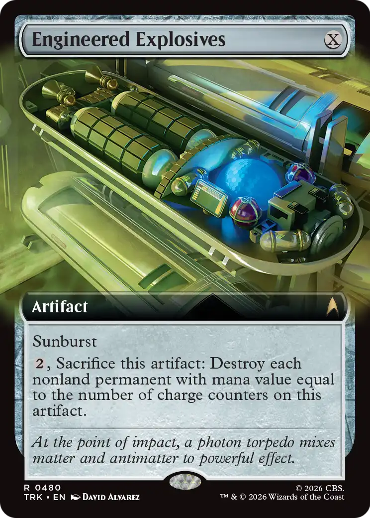 Engineered Explosives (Extended Art) [Star Trek] | Impulse Games and Hobbies