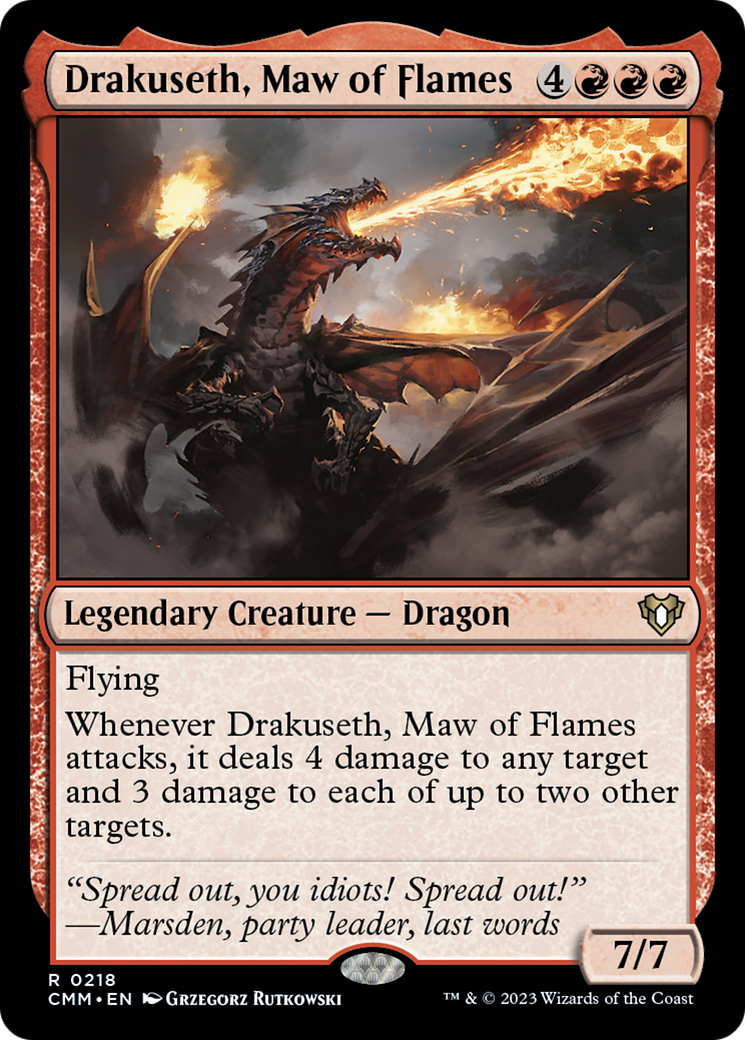 Drakuseth, Maw of Flames [Commander Masters] | Impulse Games and Hobbies