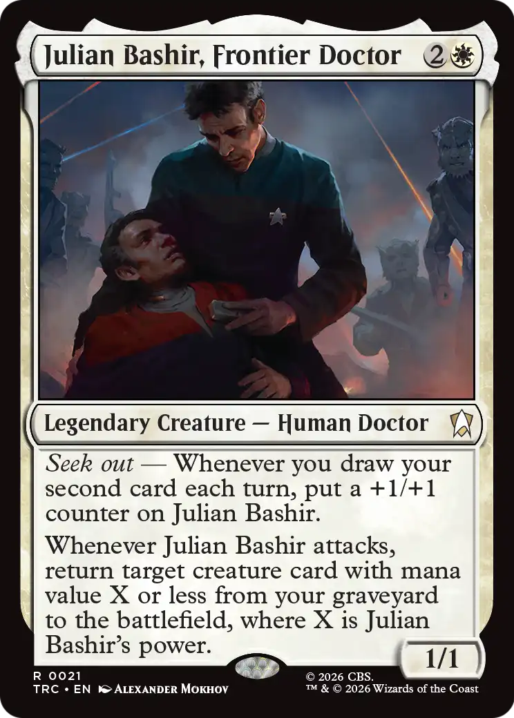 Julian Bashir, Frontier Doctor (Surge Foil) [Star Trek Commander] | Impulse Games and Hobbies