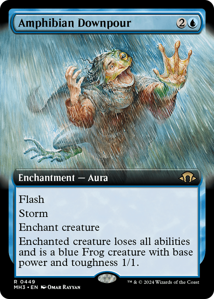 Amphibian Downpour (Extended Art) [Modern Horizons 3] | Impulse Games and Hobbies