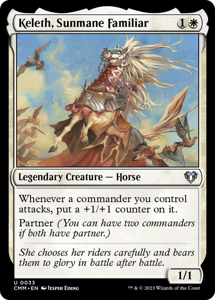 Keleth, Sunmane Familiar [Commander Masters] | Impulse Games and Hobbies