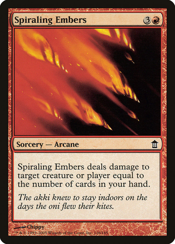Spiraling Embers [Saviors of Kamigawa] | Impulse Games and Hobbies