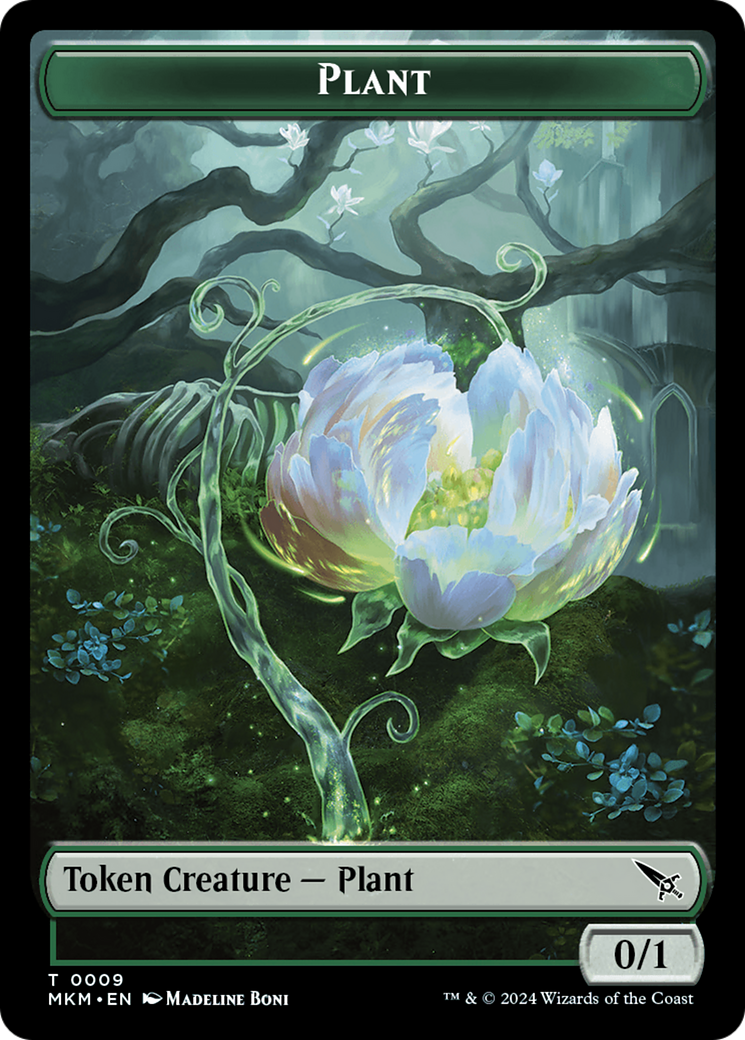 Detective // Plant Double-Sided Token [Murders at Karlov Manor Tokens] | Impulse Games and Hobbies