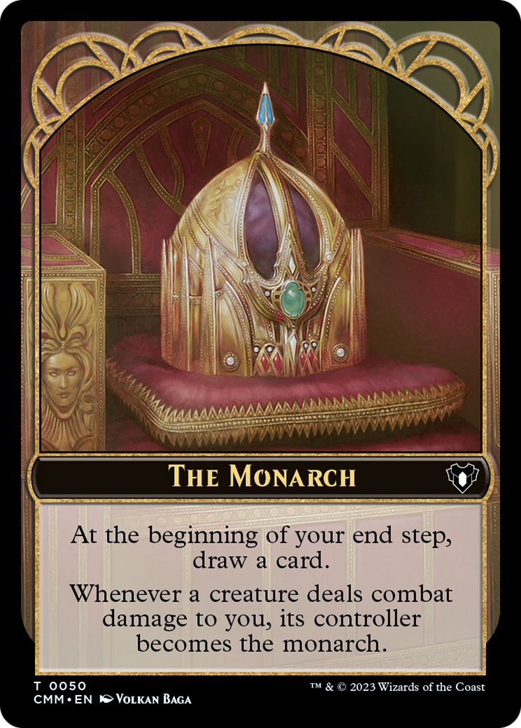 The Monarch Token [Commander Masters Tokens] | Impulse Games and Hobbies