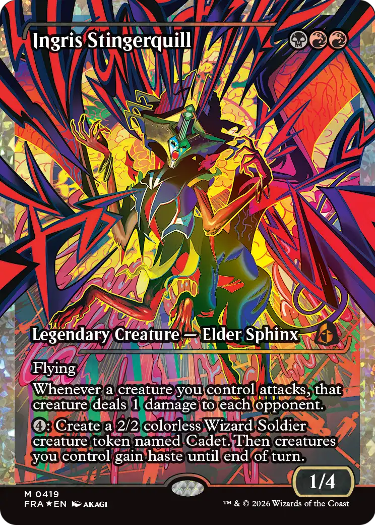 Ingris Stingerquill (Showcase) (Fracture Foil) (0419) [Reality Fracture] | Impulse Games and Hobbies