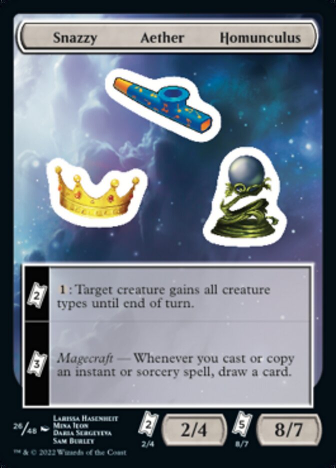 Snazzy Aether Homunculus [Unfinity Stickers] | Impulse Games and Hobbies