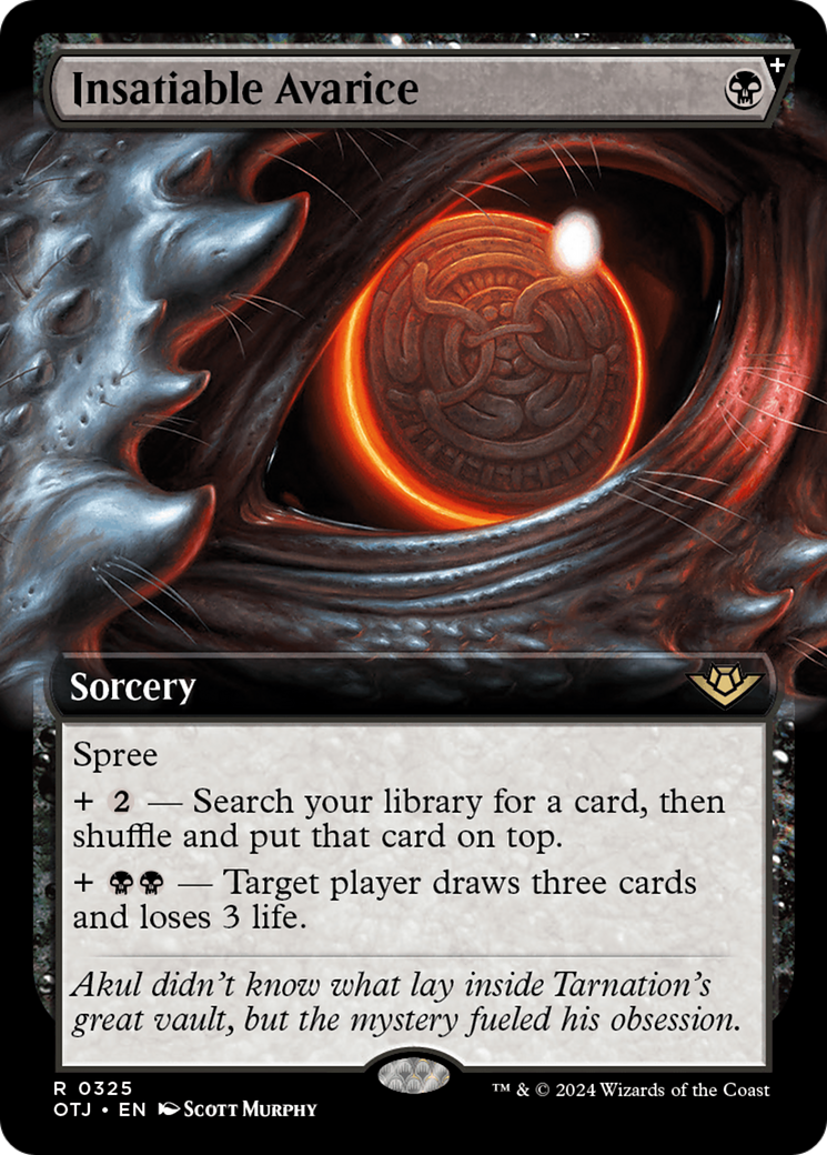 Insatiable Avarice (Extended Art) [Outlaws of Thunder Junction] | Impulse Games and Hobbies