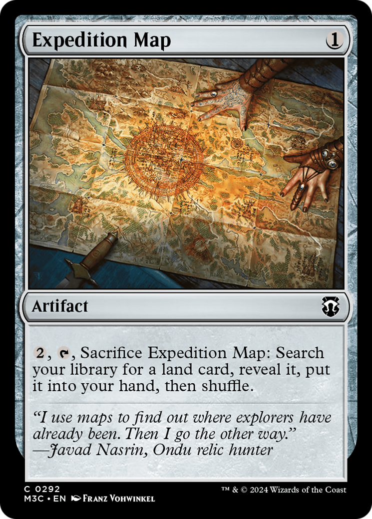 Expedition Map (Ripple Foil) [Modern Horizons 3 Commander] | Impulse Games and Hobbies