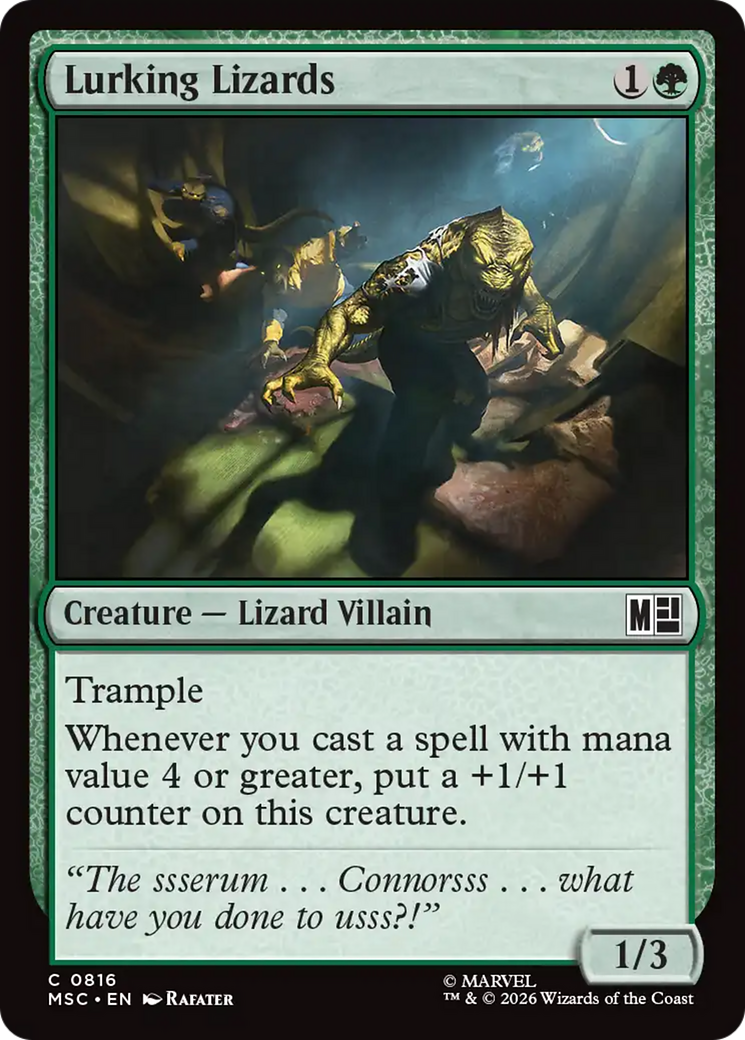 Lurking Lizards [Marvel Super Heroes Commander] | Impulse Games and Hobbies
