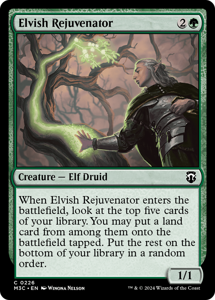 Elvish Rejuvenator (Ripple Foil) [Modern Horizons 3 Commander] | Impulse Games and Hobbies