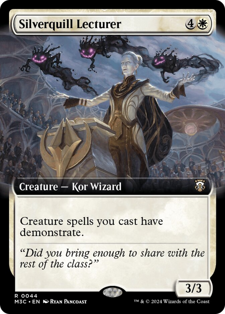 Silverquill Lecturer (Extended Art) [Modern Horizons 3 Commander] | Impulse Games and Hobbies