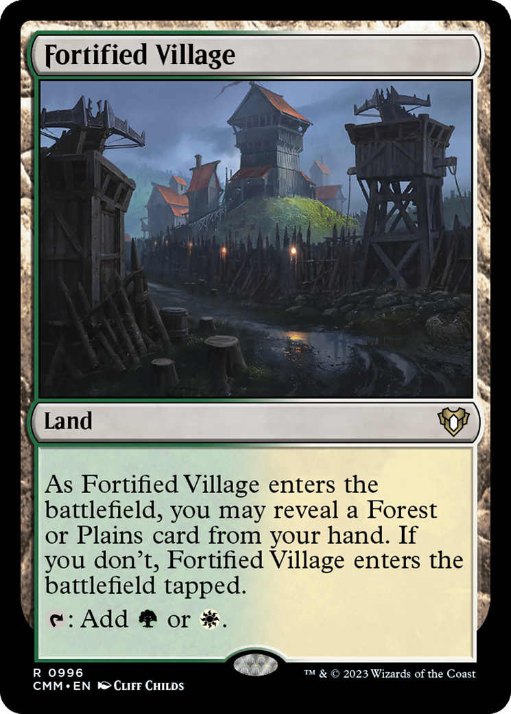 Fortified Village [Commander Masters] | Impulse Games and Hobbies