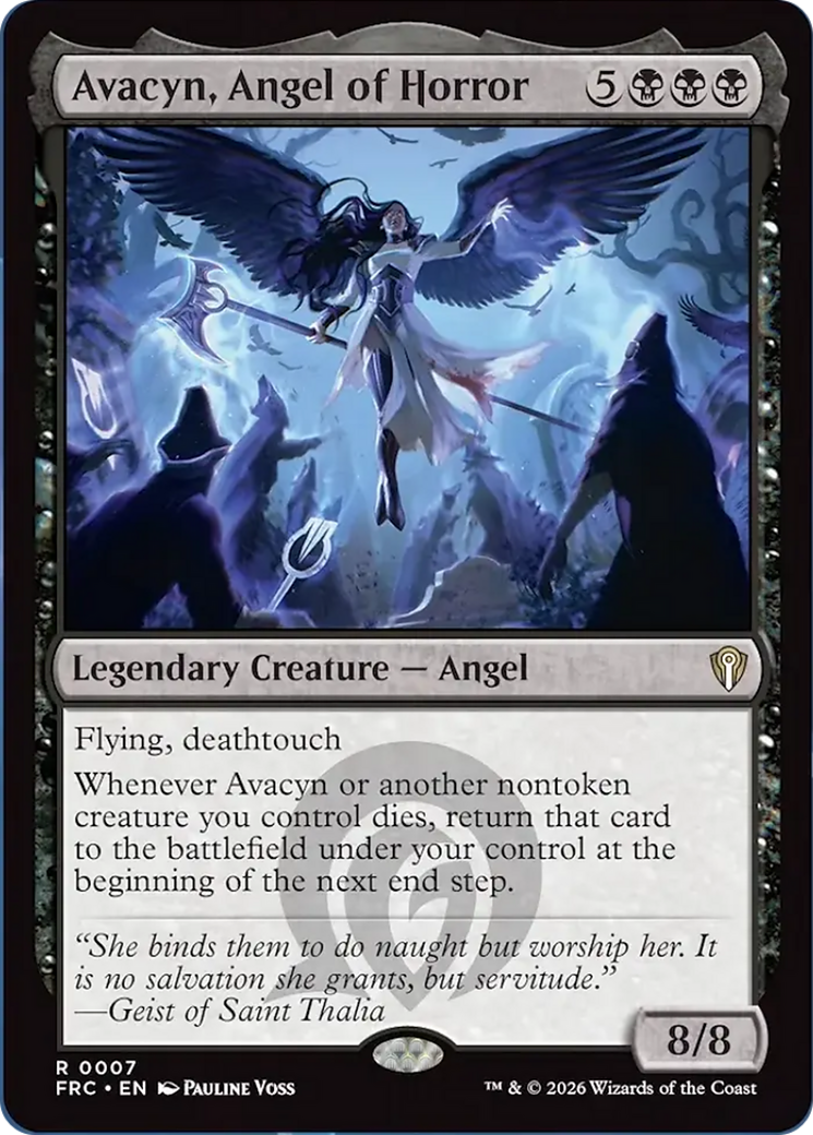 Avacyn, Angel of Horror [Reality Fracture Commander] | Impulse Games and Hobbies
