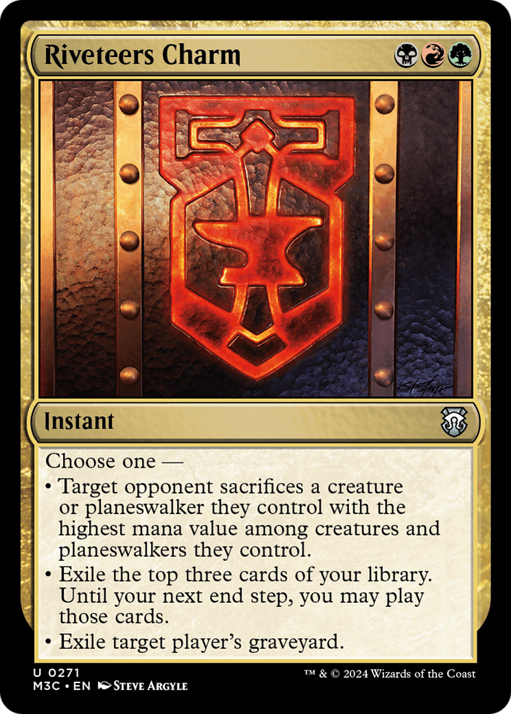 Riveteers Charm (Ripple Foil) [Modern Horizons 3 Commander] | Impulse Games and Hobbies