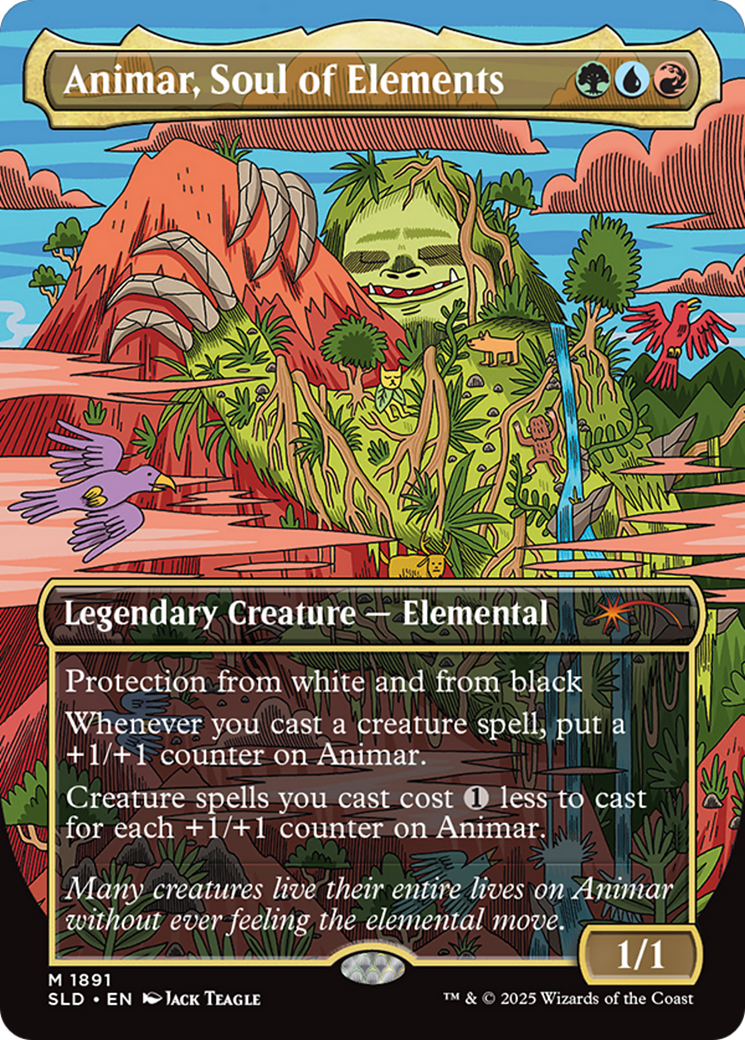 Animar, Soul of Elements (Rainbow Foil) [Secret Lair Drop Series] | Impulse Games and Hobbies