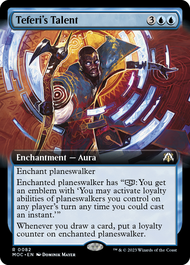 Teferi's Talent (Extended Art) [March of the Machine Commander] | Impulse Games and Hobbies