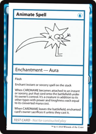 Animate Spell (2021 Edition) [Mystery Booster Playtest Cards] | Impulse Games and Hobbies