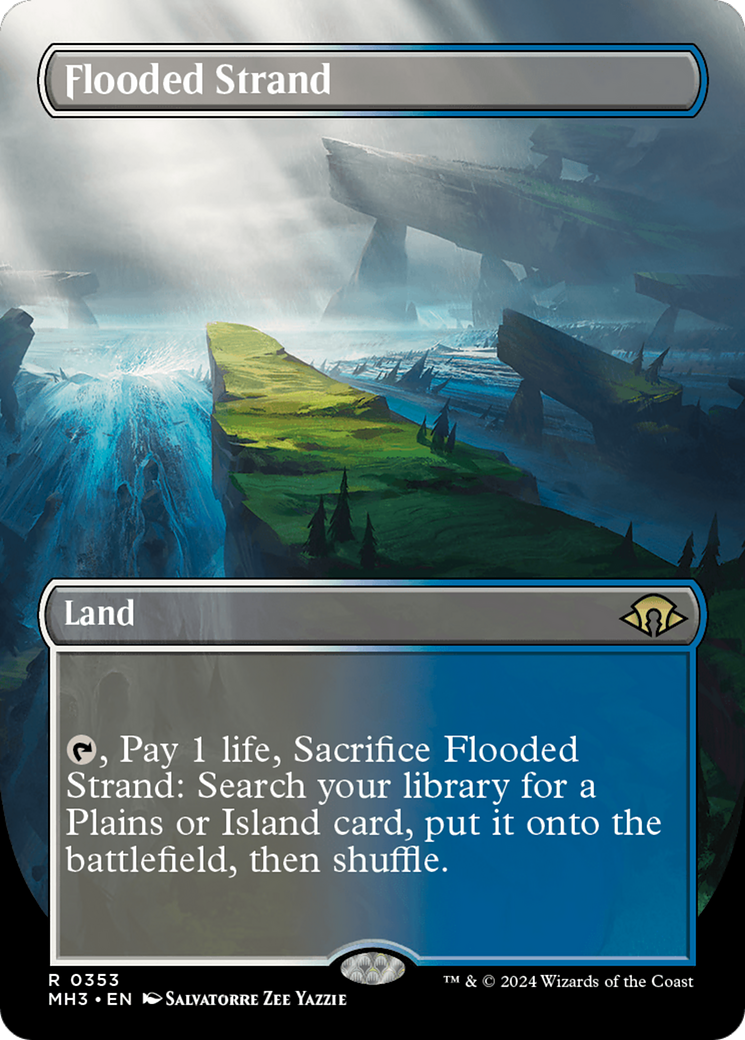 Flooded Strand (Borderless) [Modern Horizons 3] | Impulse Games and Hobbies