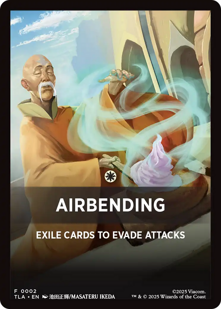 Airbending Theme Card [Avatar: The Last Airbender Tokens] | Impulse Games and Hobbies