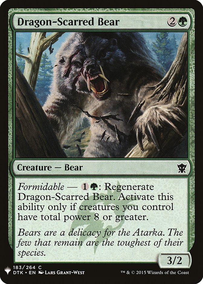 Dragon-Scarred Bear [Mystery Booster] | Impulse Games and Hobbies