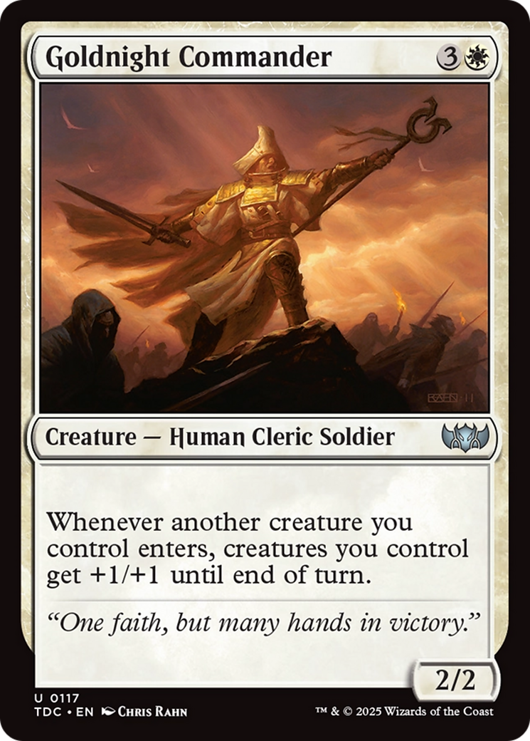 Goldnight Commander [Tarkir: Dragonstorm Commander] | Impulse Games and Hobbies